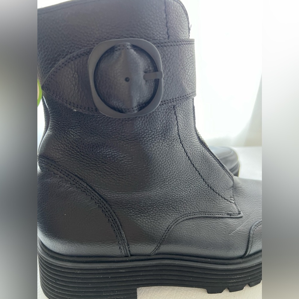 Paul Green Palani Zip Boot In Black Women’s Size 85 New - Picture 8 of 13